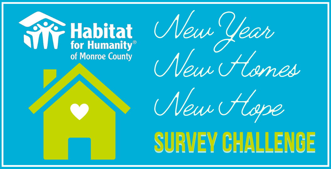 New Year, New Homes, New Hope Survey Challenge!